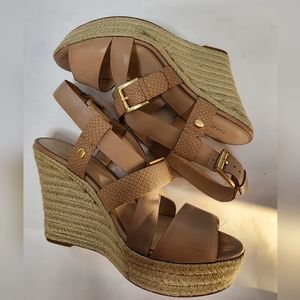 Nine West Platform Tan Sandal